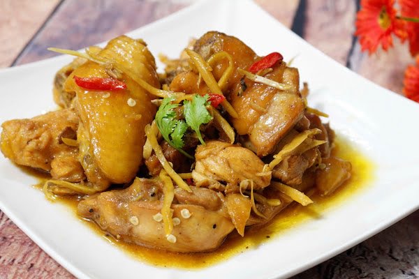 Gà kho gừng
