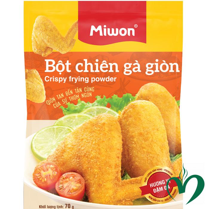 bột chiên ga miwon 1 Bột chiên gà giòn