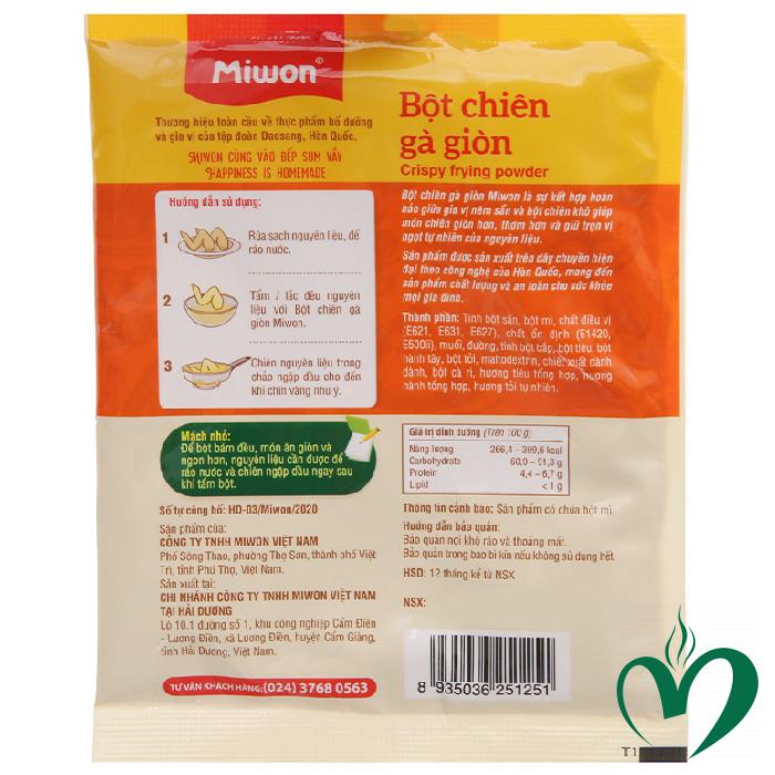 bột chiên gà miwon 2