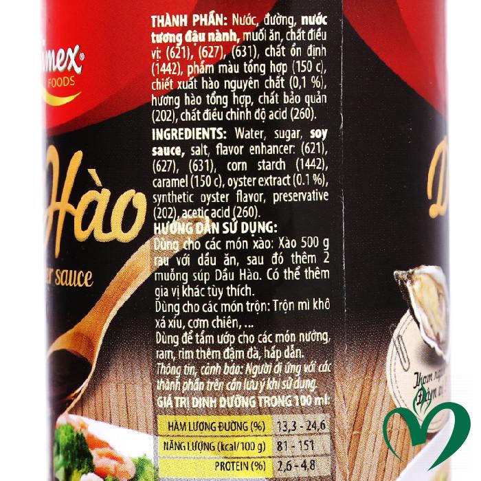 dầu hào cholimex 3 Dầu hào cholimex